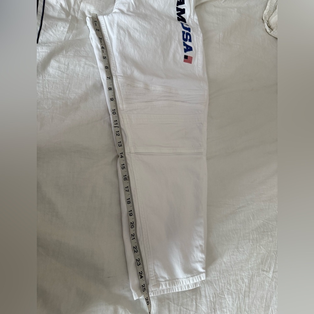 Ralph Lauren White USA Olympic Patch Jean - Picture 13 of 16